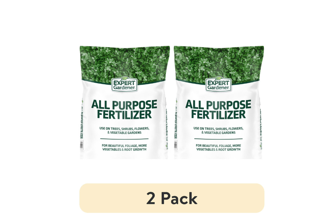 (2 pack) Expert Gardener All Purpose Plant Fertilizer, 10-10-10 Fertilizer