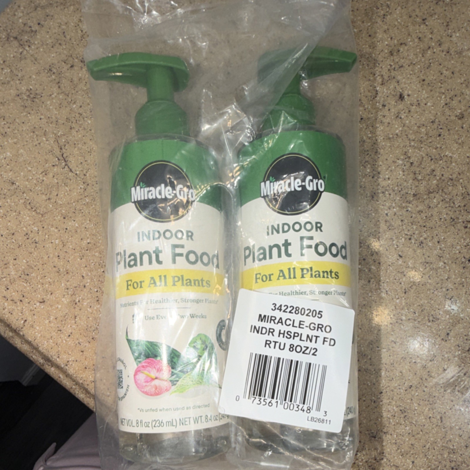 Miracle-Gro Indoor Liquid Fertilizer for Potted Plants, 8 fl oz Bottle