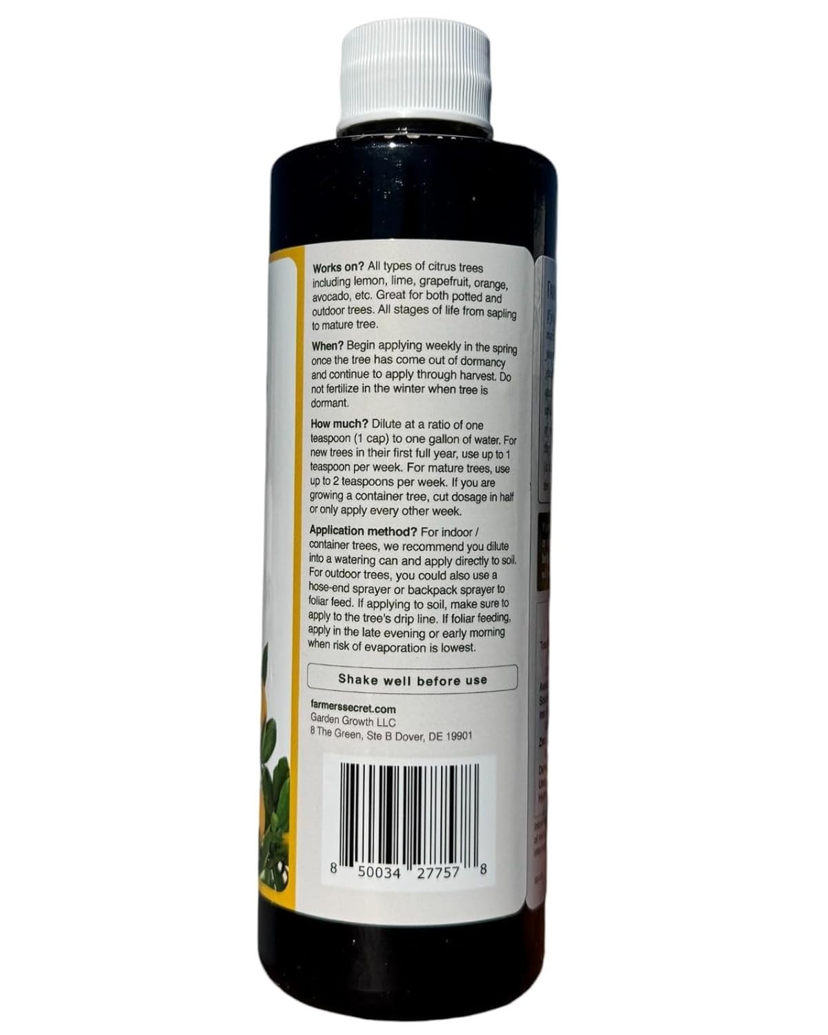 8oz Citrus Tree Booster – Fertilizer for Indoor & Outdoor Citrus Growth
