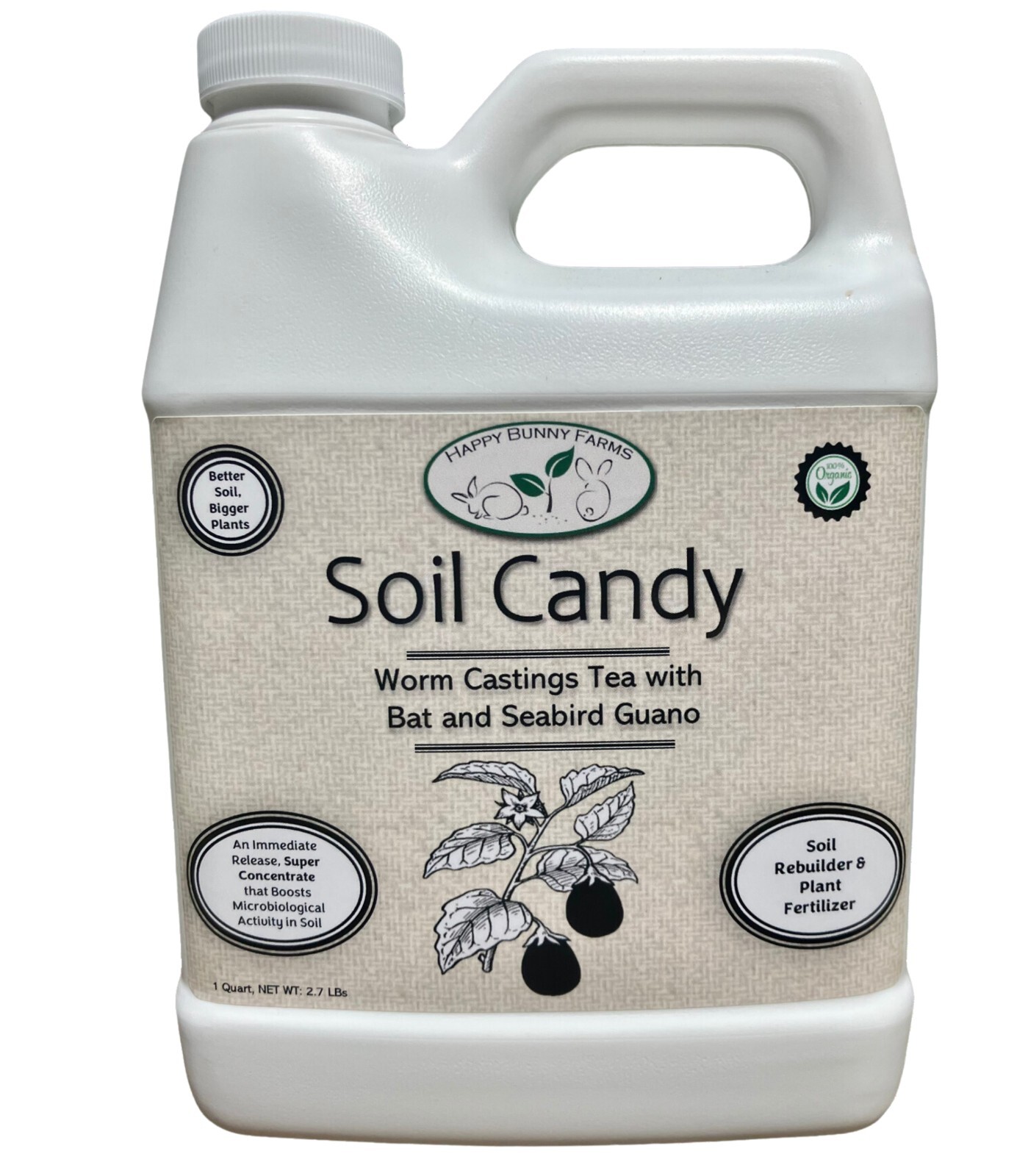 Soil Candy. Concentrated Worm Tea with Bat and Seabird Guanos.