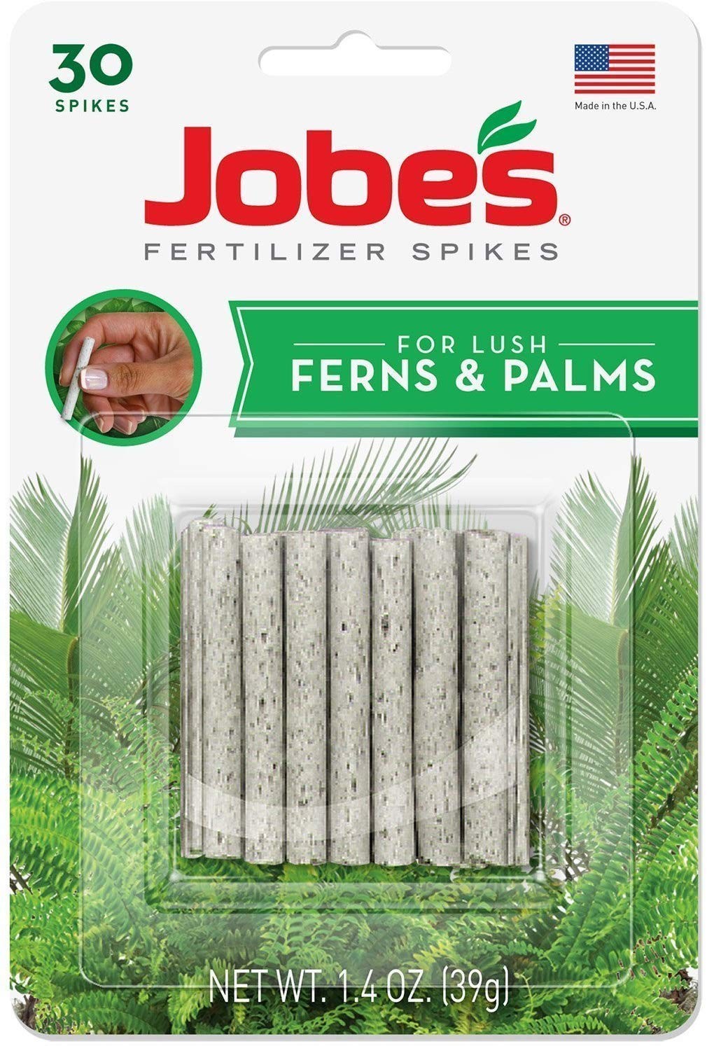 Jobe’S Fern & Palm Indoor Fertilizer Food Spikes – 2 Packs of 30-Pack 5101