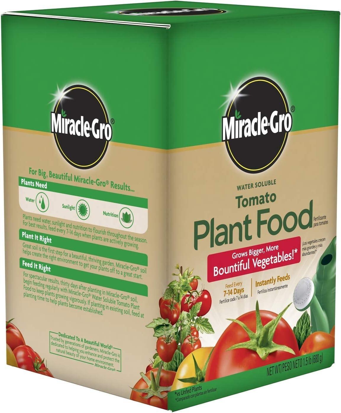Liquid Water Soluble Tomato Plant Food Grow Bigger Organic 1.5 Lbs