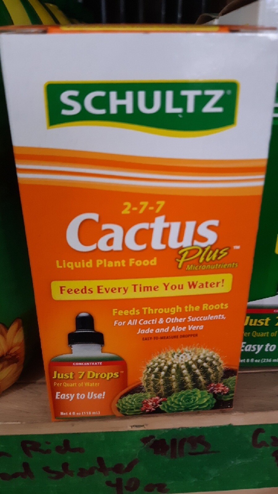 Schultz Cactus Plus 2-7-7 liquid Plant Food 4-Ounce ***FREE SHIPPING**