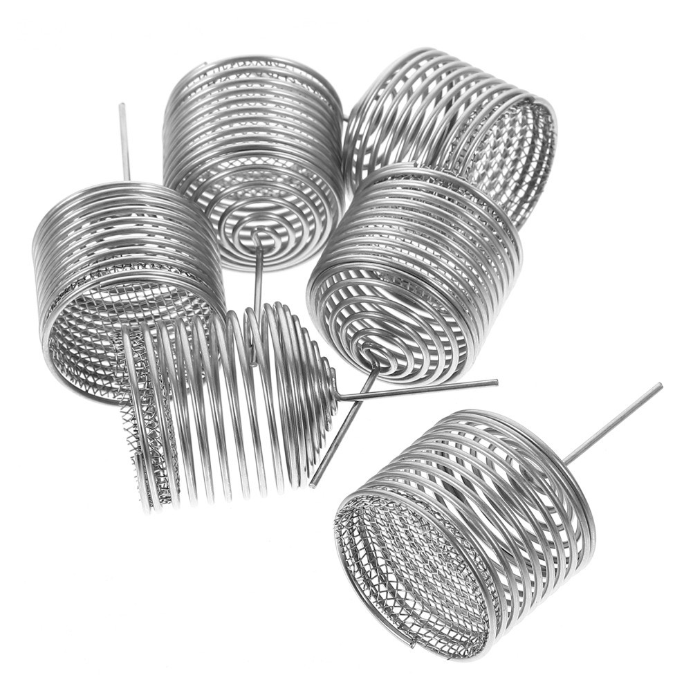 6Pcs Durable Stainless Steel Fertilization Boxes for Balcony and Garden Plants