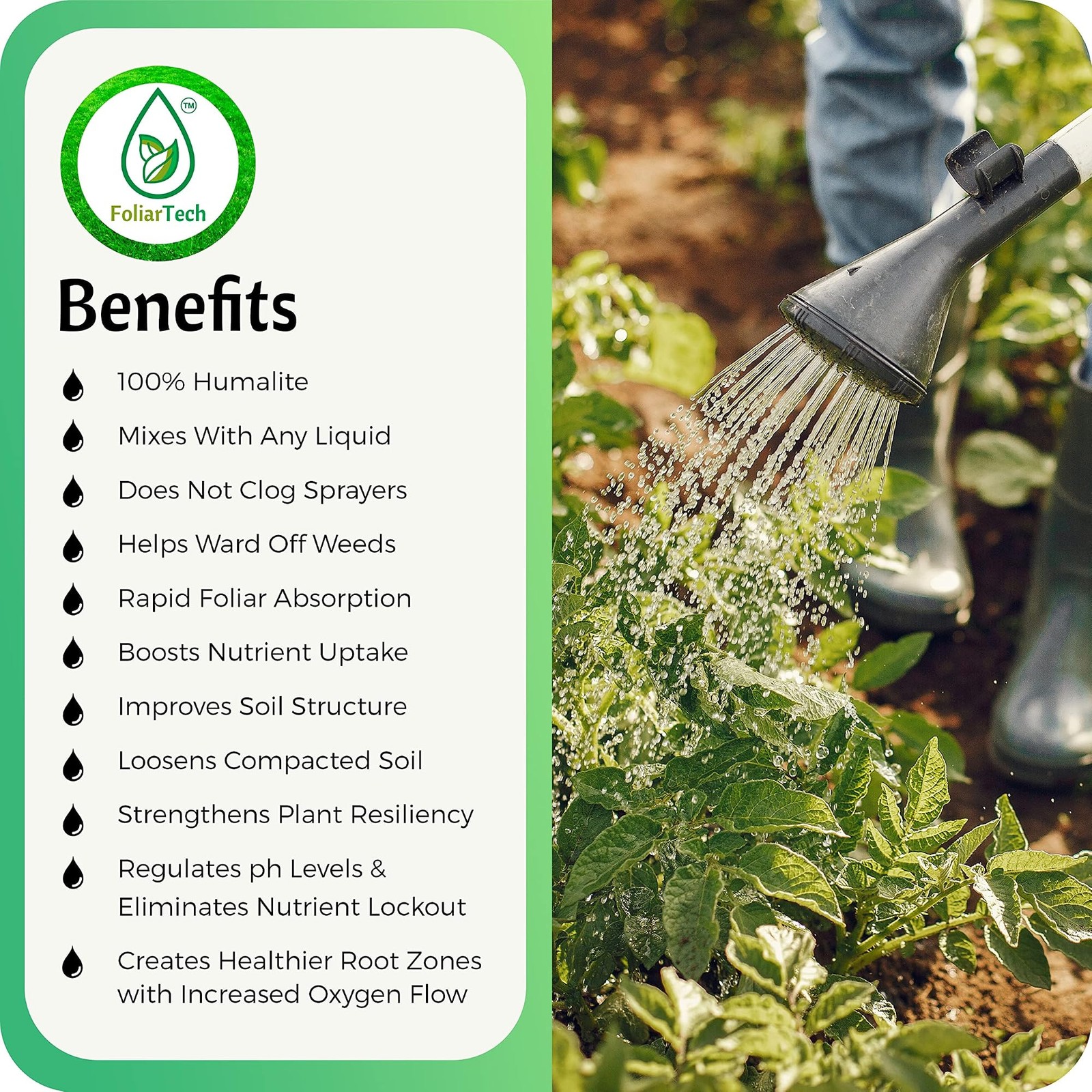 Humic Acid Organic Lawn Fertilizer – Fulvic Humic Mineral Blend for Trees, Sh…