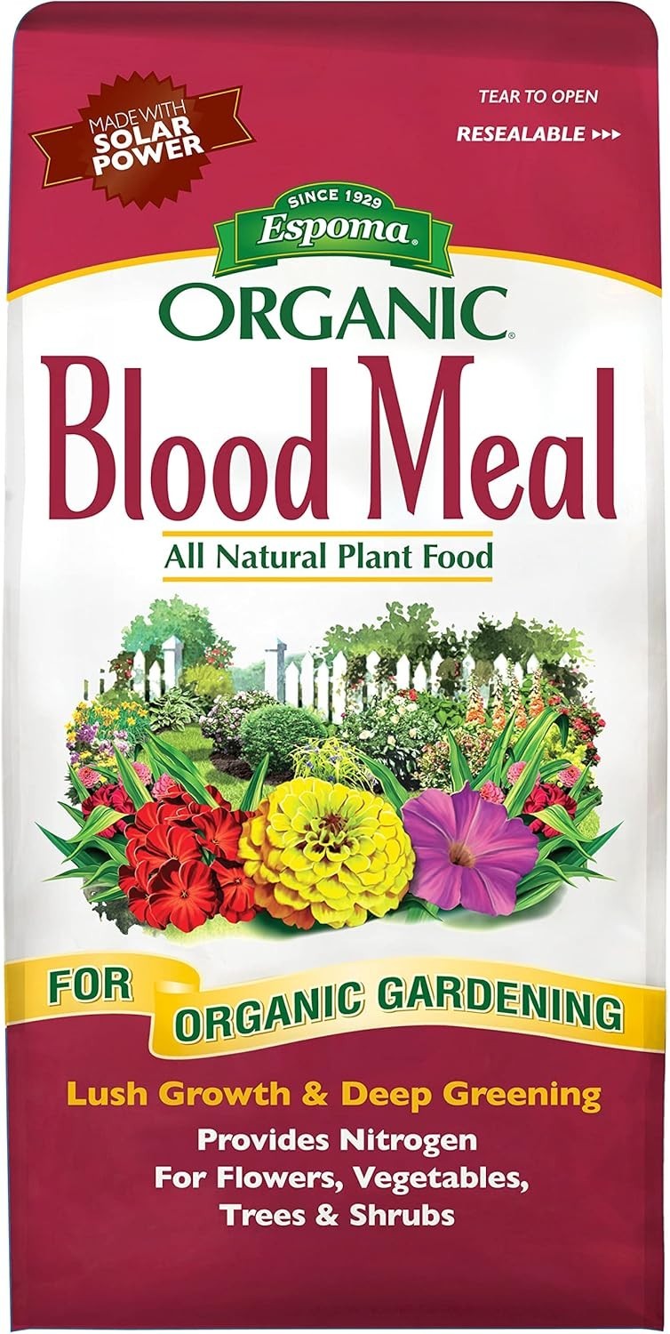 Espoma Organic Blood Meal 3lb Fertilizer 12-0-0 All-Natural High Nitrogen Plant