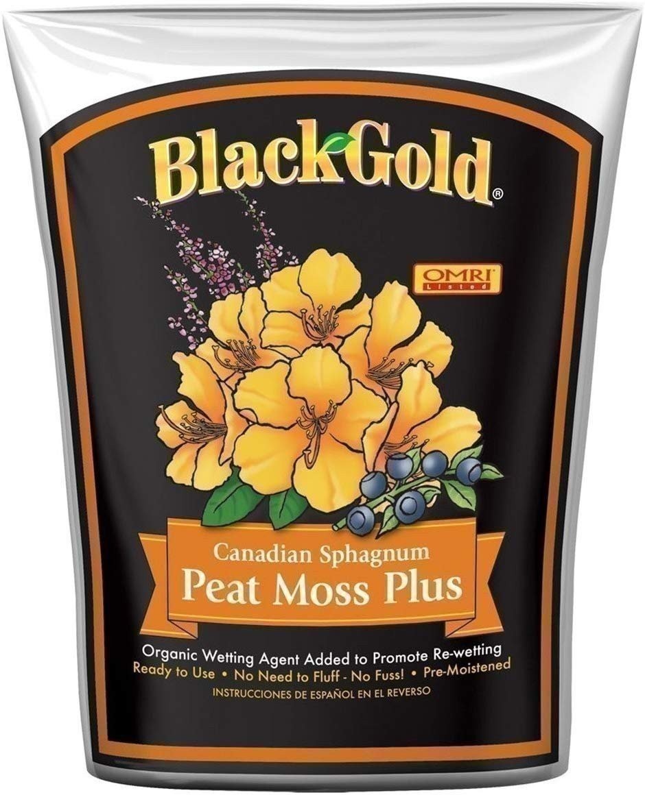 Black Gold Peat Moss Bag 8 Qt