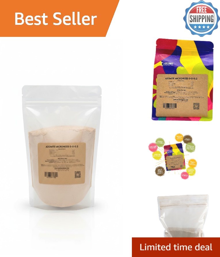 2 lb Azomite Volcanic Ash Fertilizer – Enhance Plant Yield with Trace Minerals