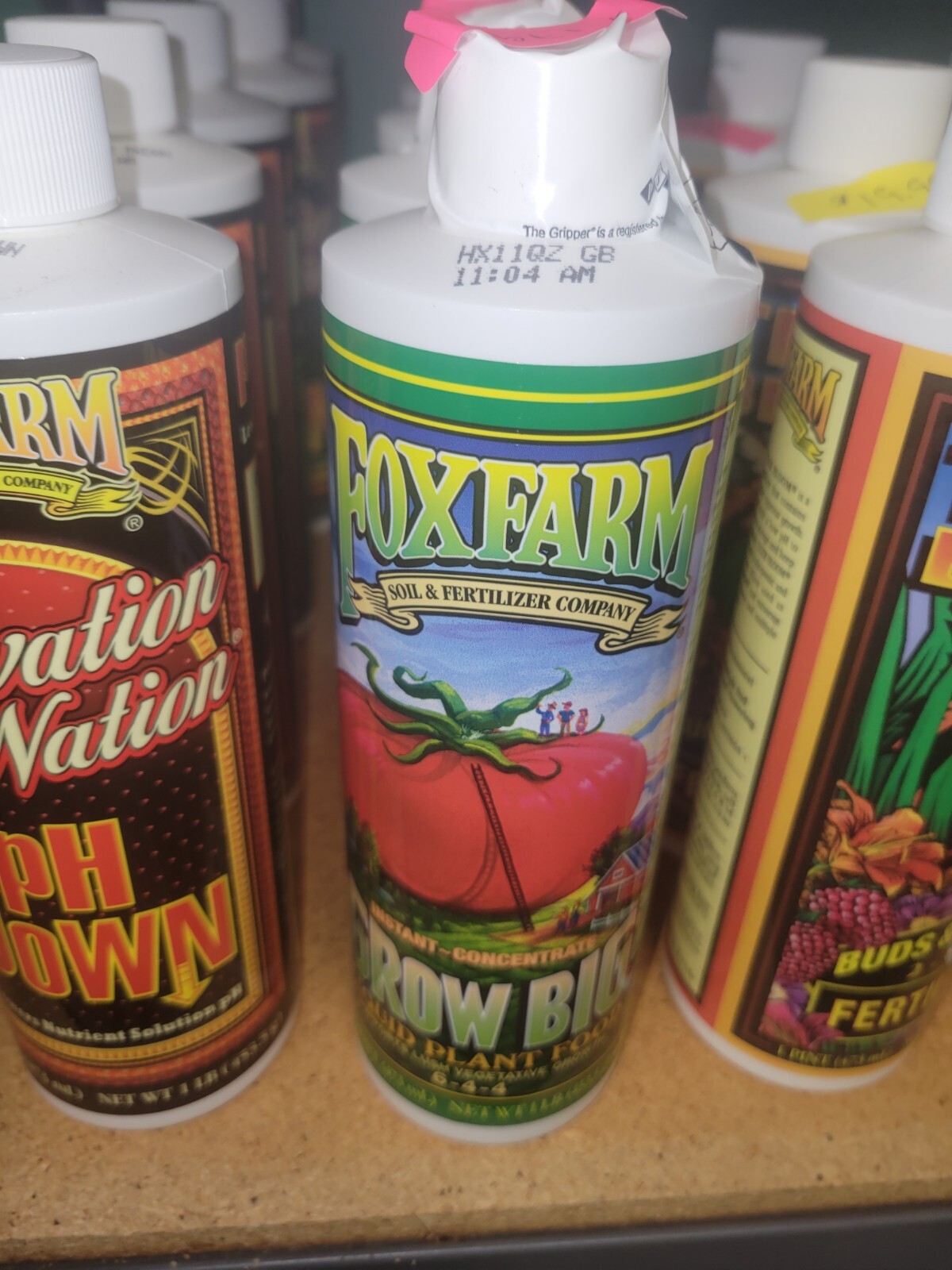 Fox Farm Instant Grow Big 1 Pint Liquid Plant Food Vegetative Growth Foxfarm