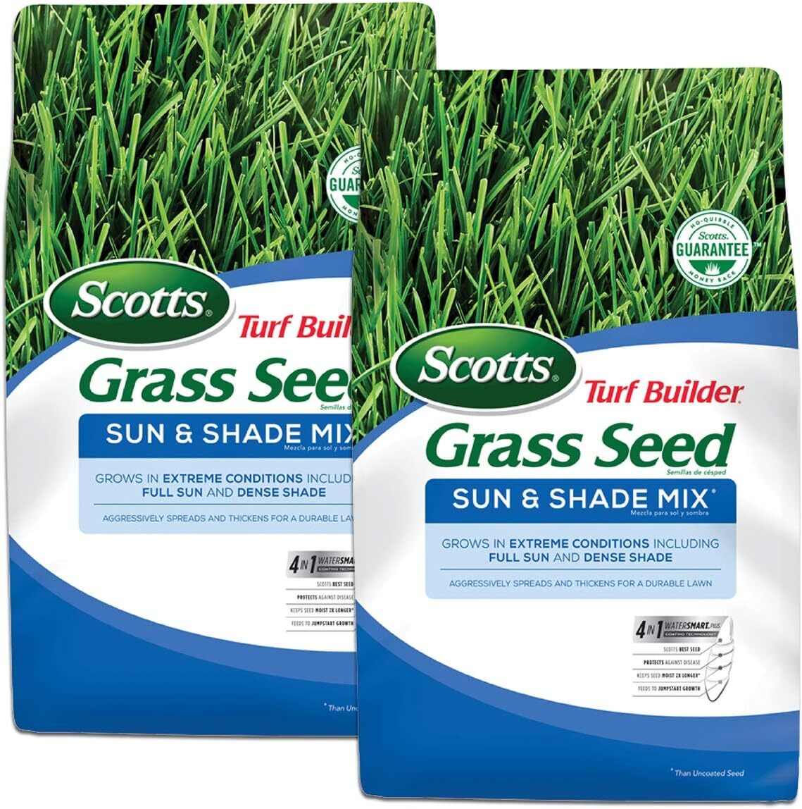 5.6 Lbs Turf Builder Grass Seed Sun & Shade Mix w/ Fertilizer and Soil Improver