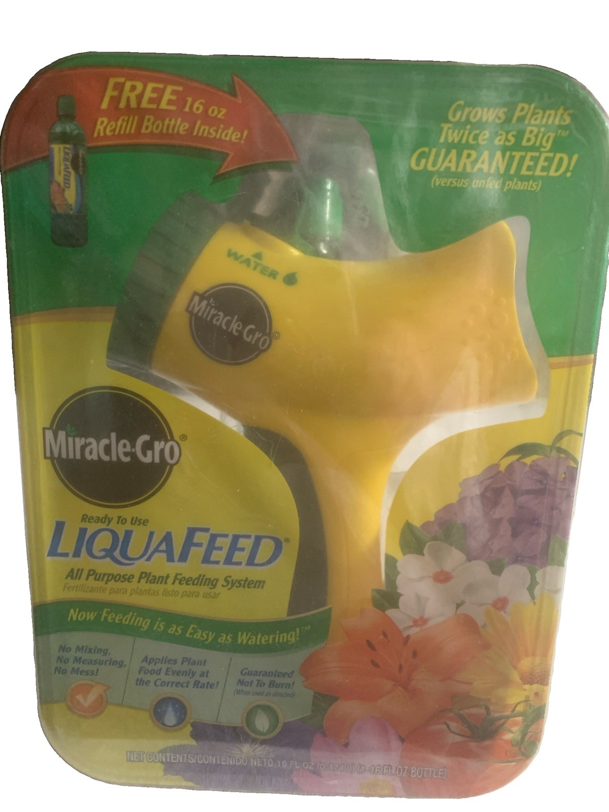 Miracle-Gro LiquaFeed Starter Kit – 16oz. (THREE 16oz. PACKAGES)