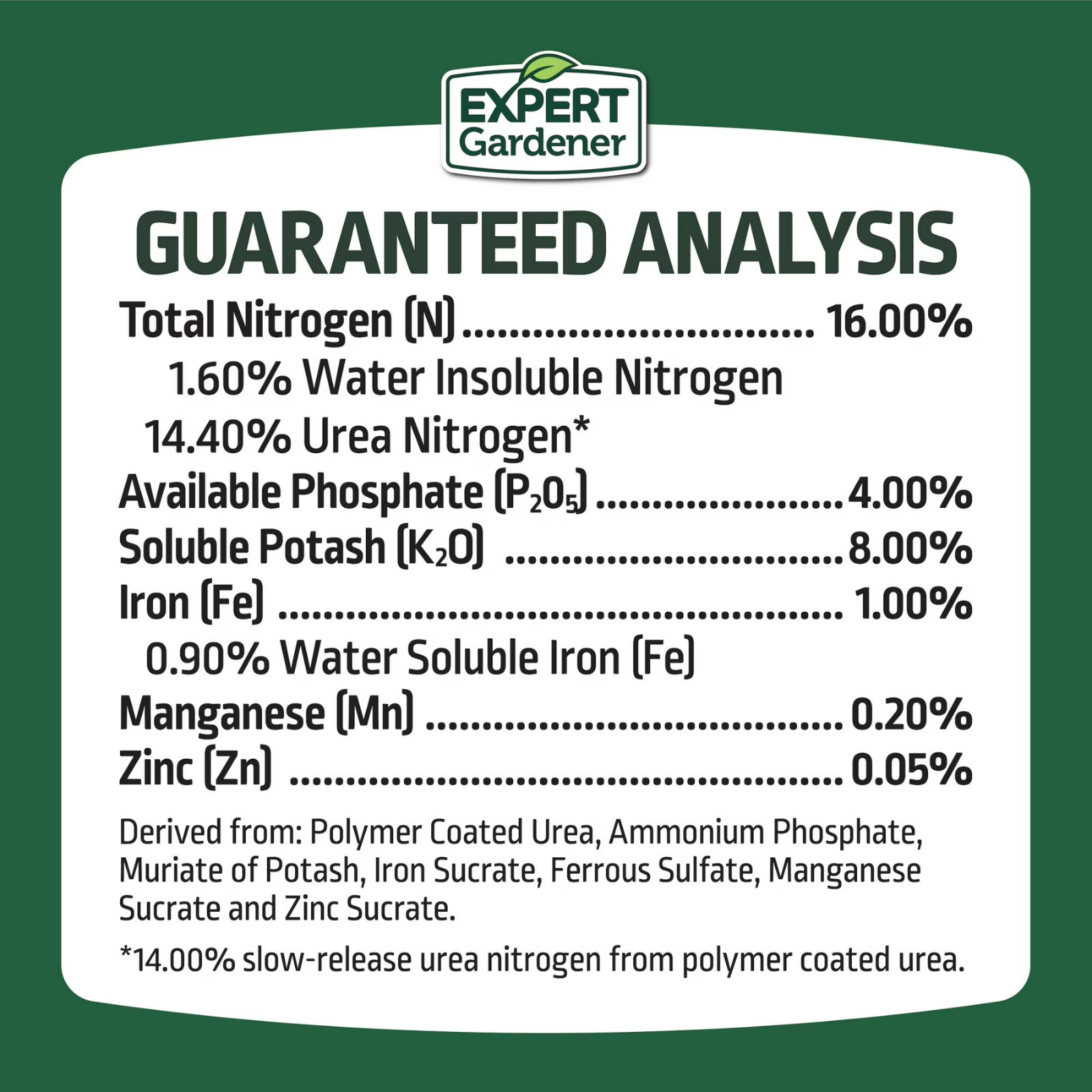 Expert Gardener Evergreen Tree Shrub Fertilizer 4 lb (Pack of 2) 16-4-8 Food