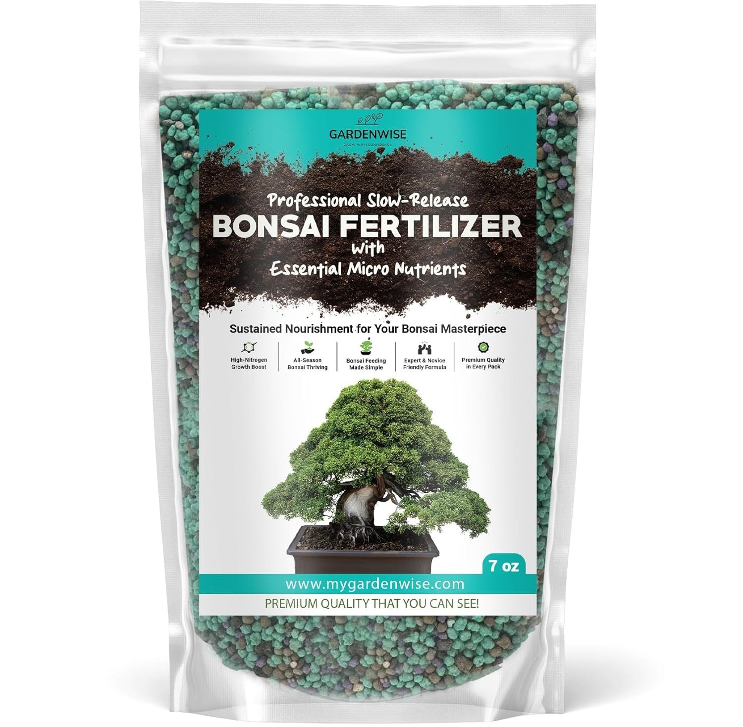 Slow-Release Bonsai Fertilizer with Essential Micronutrients – Professional Grad