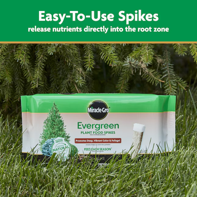Miracle-Gro Evergreen 12-Count Continuous Release Tree Food Spikes
