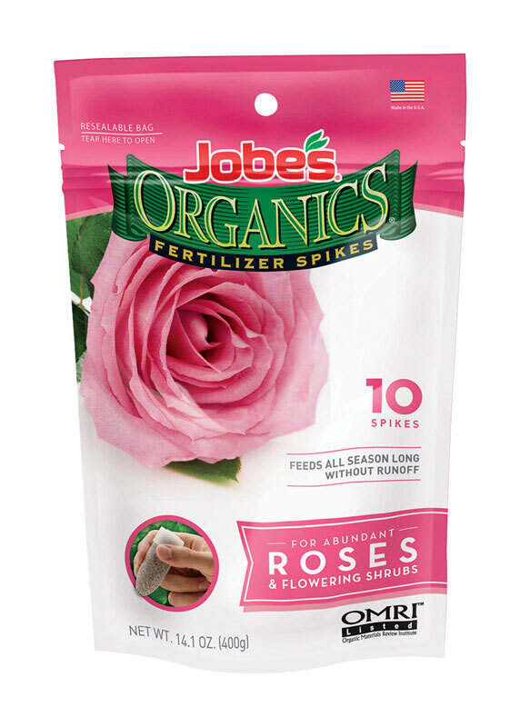 Jobe’s Organics Organic Spikes Roses Root Feeder 14.1 oz