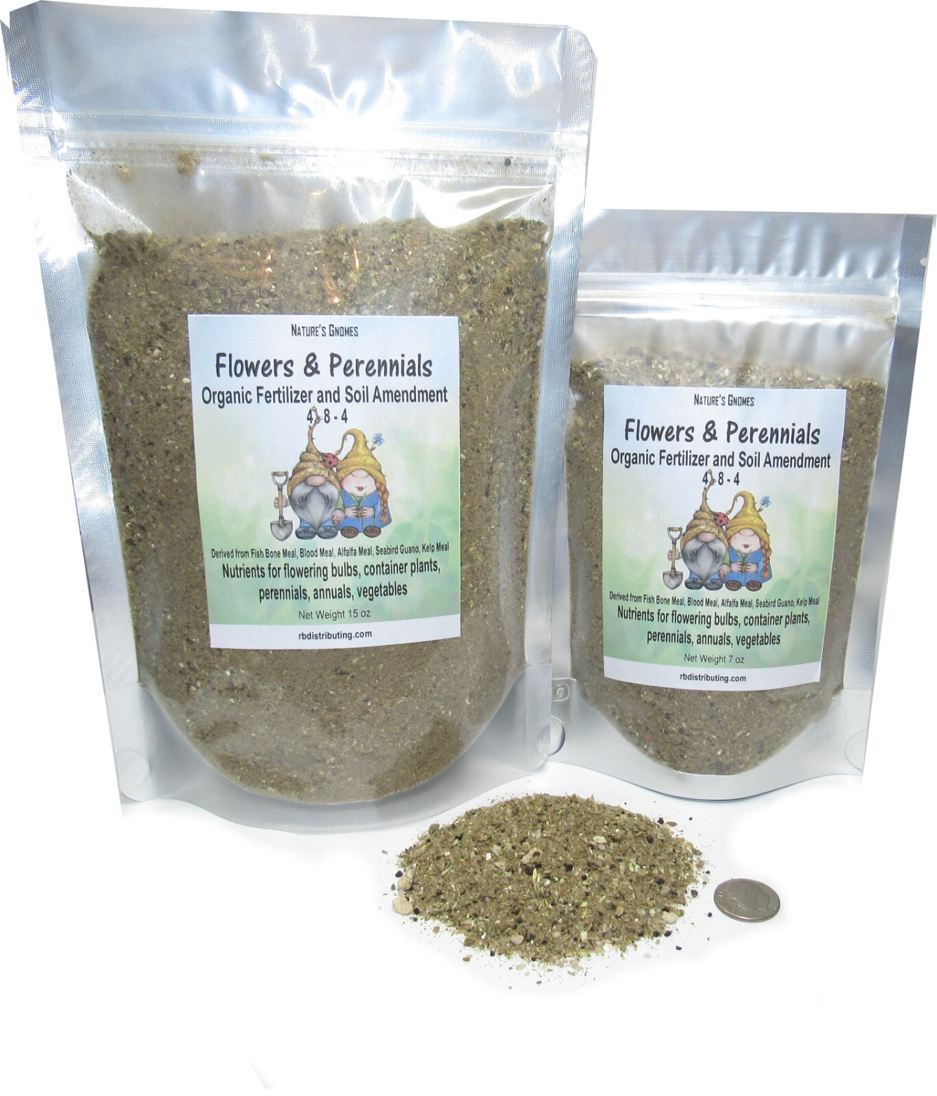 ORGANIC FLOWER FERTILIZER blood meal fishbone alfalfa seabird guano kelp vitamin