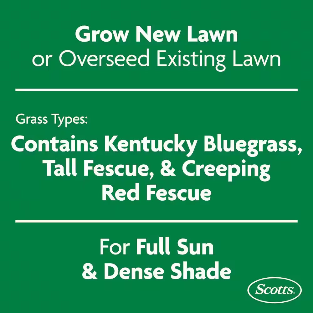 Turf Builder 2.4 Lbs. Grass Seed Dense Shade Mix with Fertilizer and Soil Improv