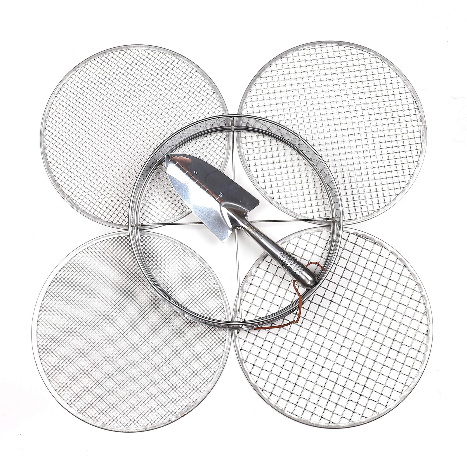 Practicool Garden Potting Mix Sieve – Stainless Steel Riddle – Soil sifting…
