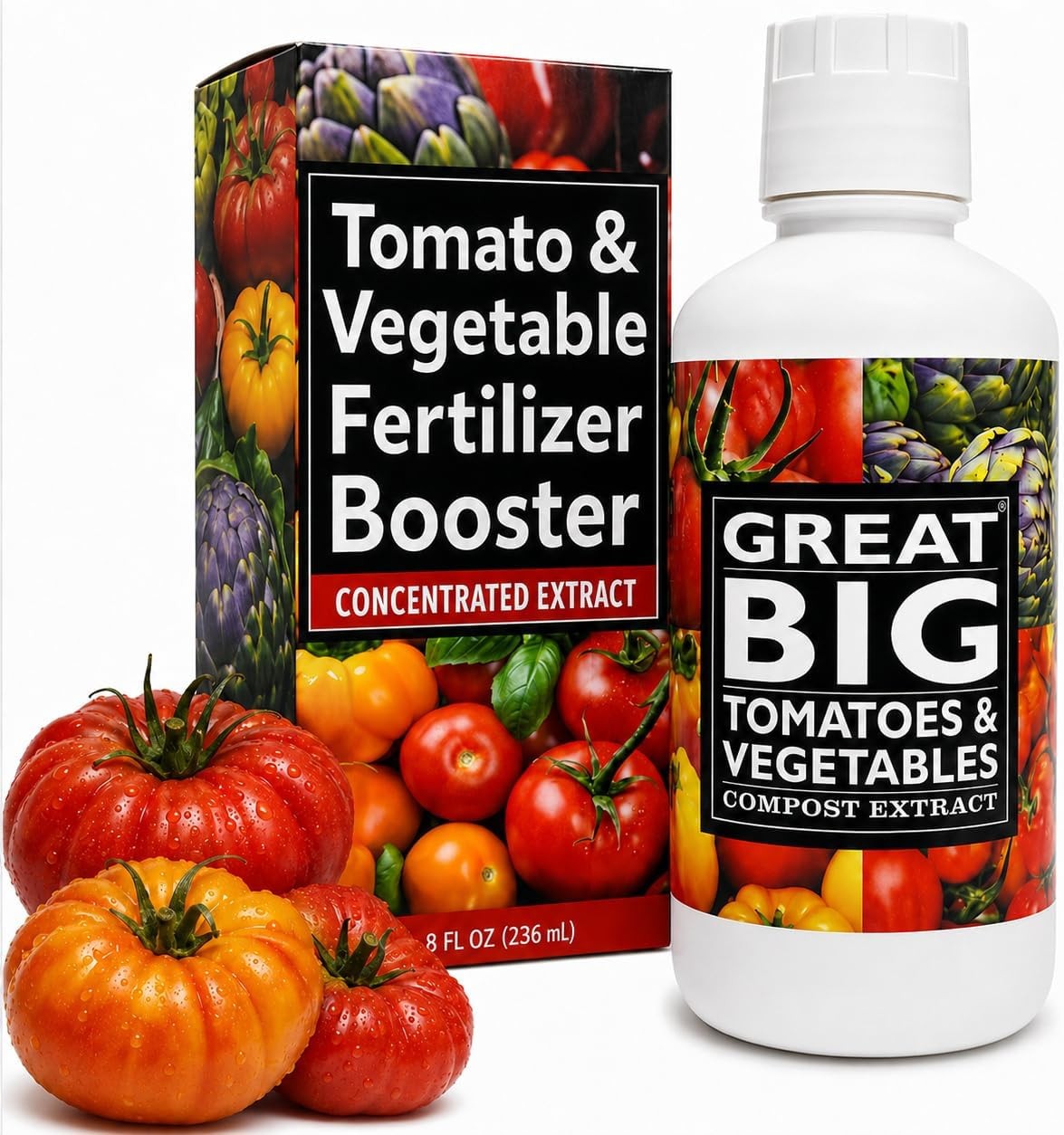 Great Big Tomatoes and Vegetables Liquid Fertilizer Booster – Organic Soil Co…
