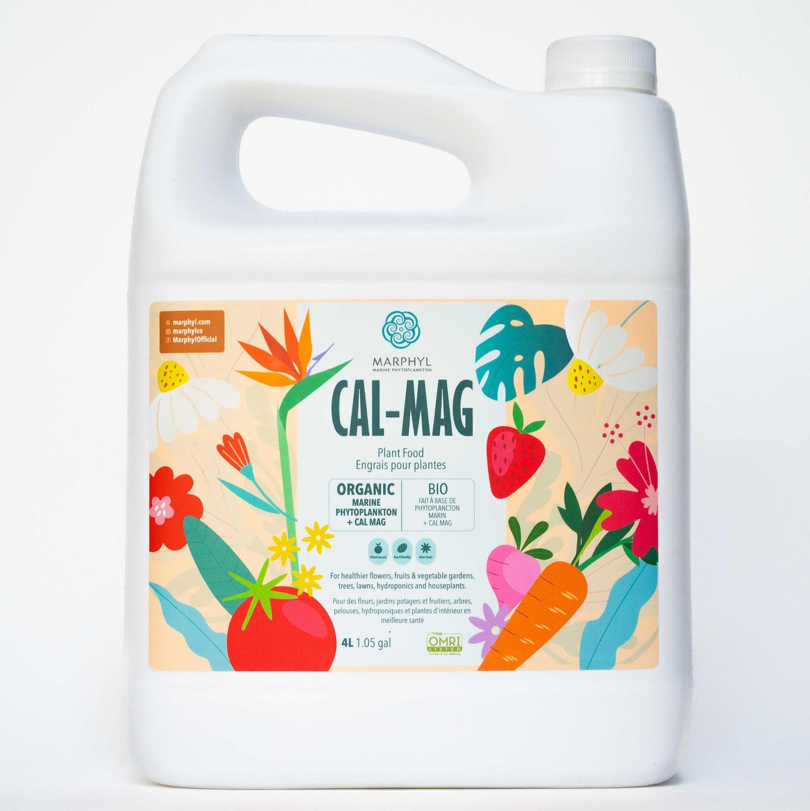 Organic Cal-Mag Liquid Fertilizer – Calcium & Magnesium Supplement to Correct…