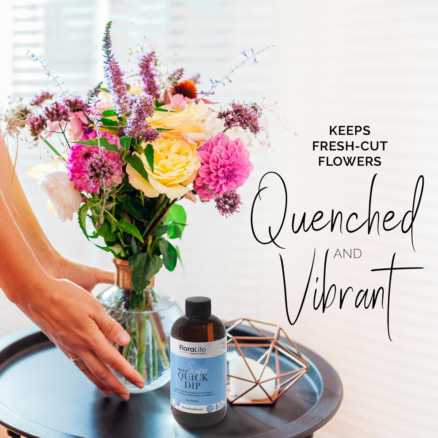 Quick Dip – Instant Hydrating Treatment Solution for Preserving Fresh-Cut Flower