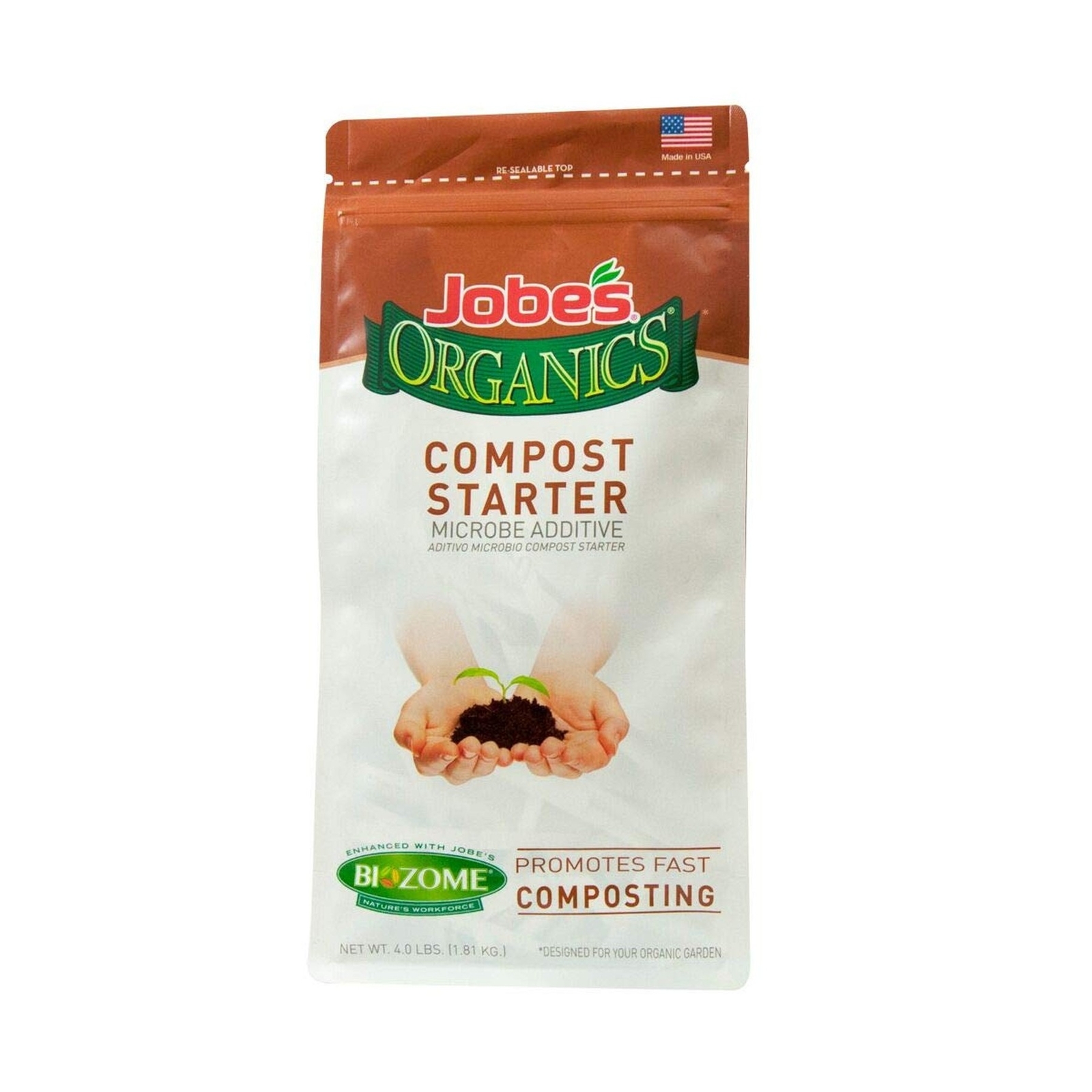 Jobe’s Organics 09926 Fast Acting Fertilizer Compost Starter, 4 Pound 4 lb