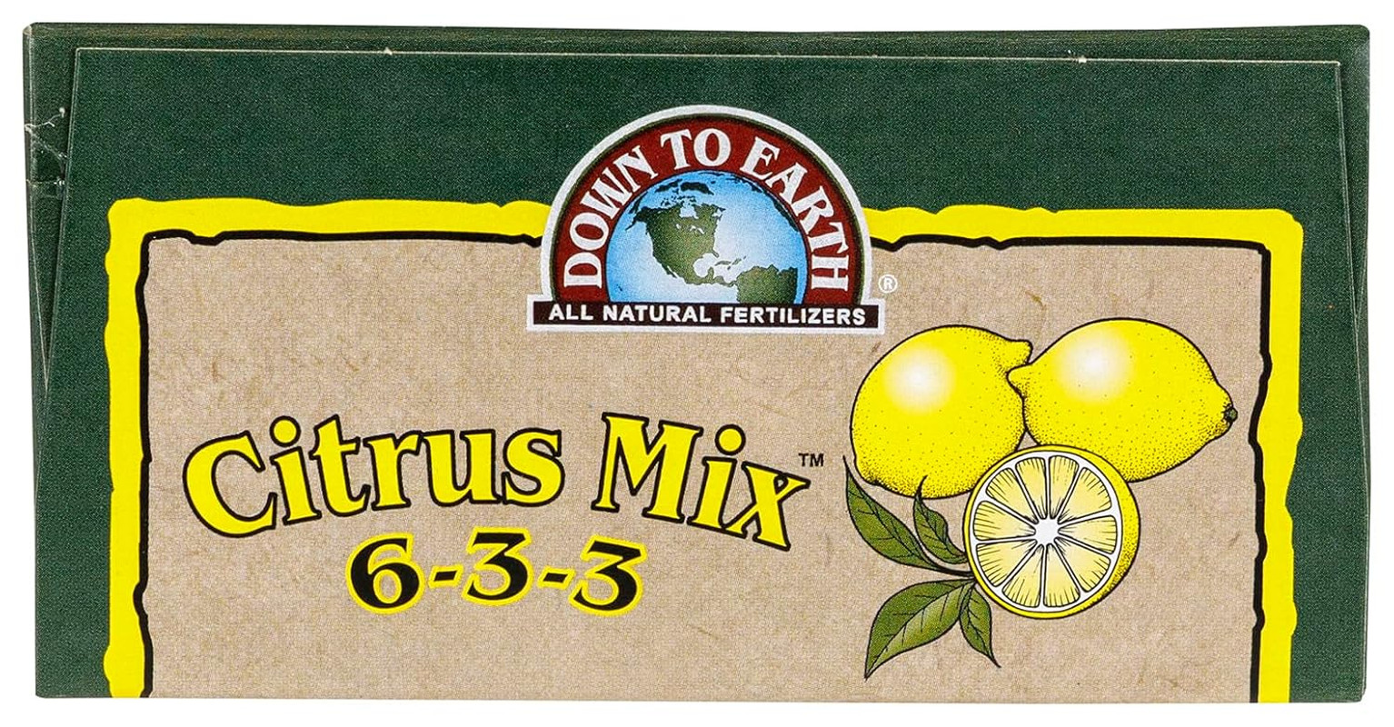 Down to Earth Organic Citrus Fertilizer Mix 6-3-3, 1 Lb