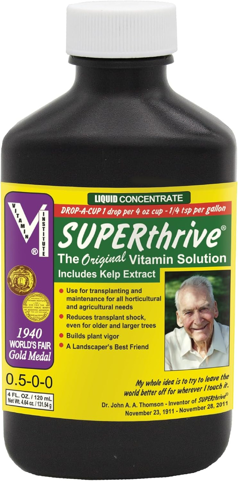 the Original Vitamin Solution – Liquid Concentrate, May Add to Any Fertilizin…