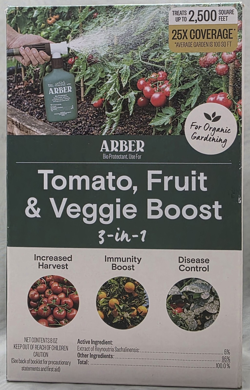 Arber Bio Protectant Use For Tomato Fruit And Veggie Boost 3 In 1 New
