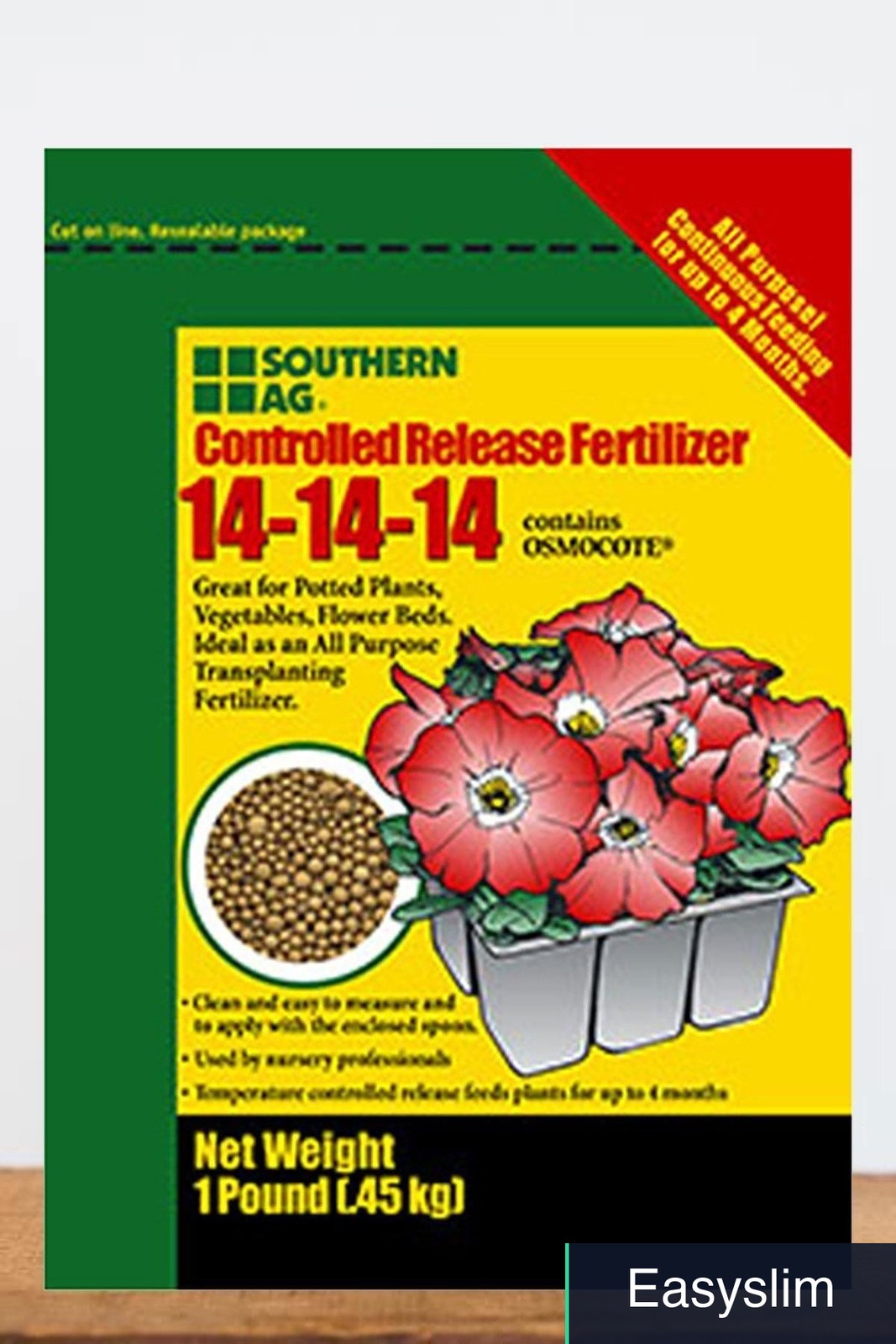 Osmocote 14-14-14 Controlled Release Fertilizer 1 LB Lawn Garden