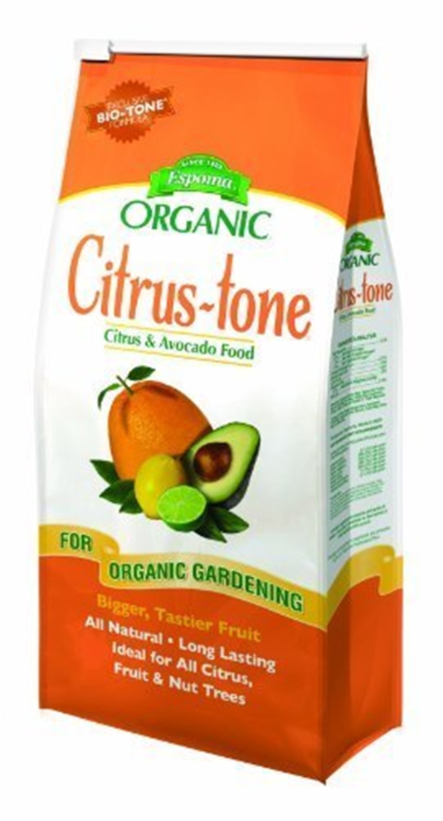 Espoma Organic Citrus-tone 5-6-2 Citrus & Avacado Food, 4 lb. Bag