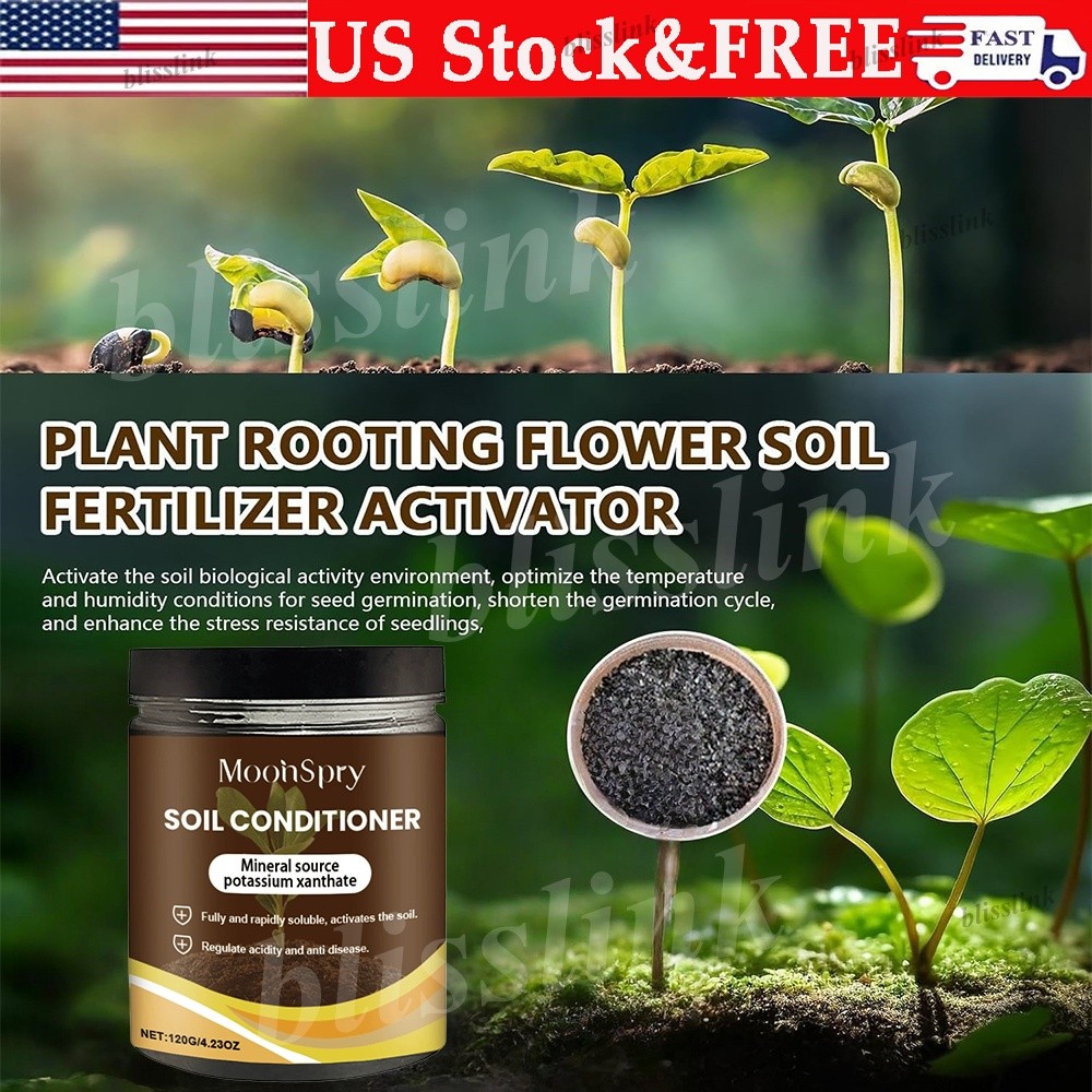 120g Soil Activator – Soil Conditioner, Plant & Flower Fertilizer ~ USA STOCK