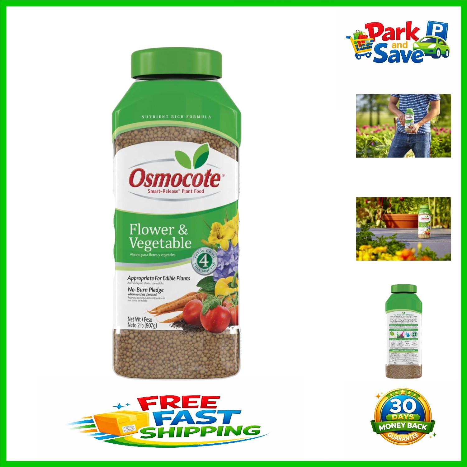 Transform Your Garden with 2 lb. Smart-Release Plant Food – 4 Feeding
