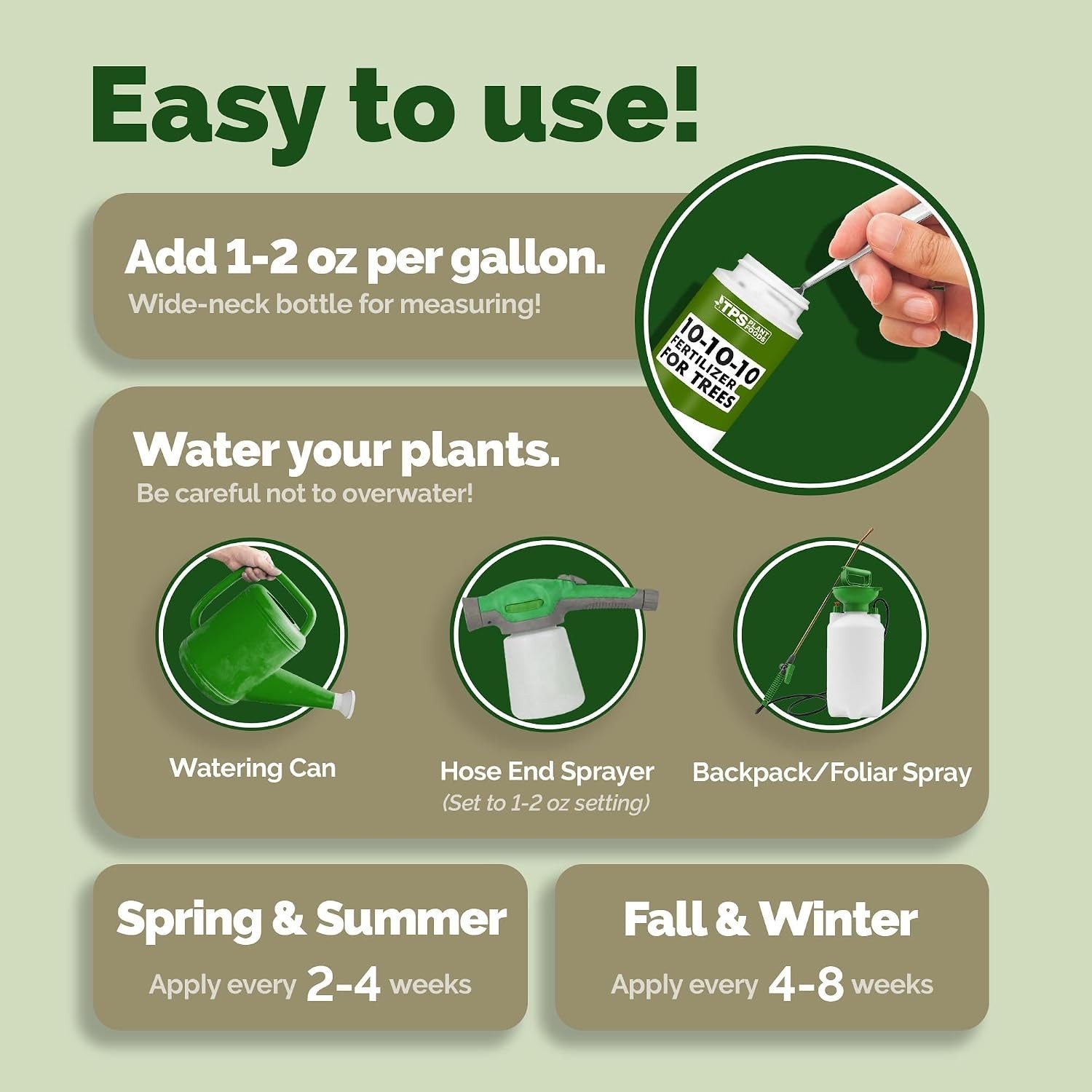 10-10-10 Fertilizer for Trees & Shrubs, Balanced NPK + Iron & Micros, 1 Gal |…
