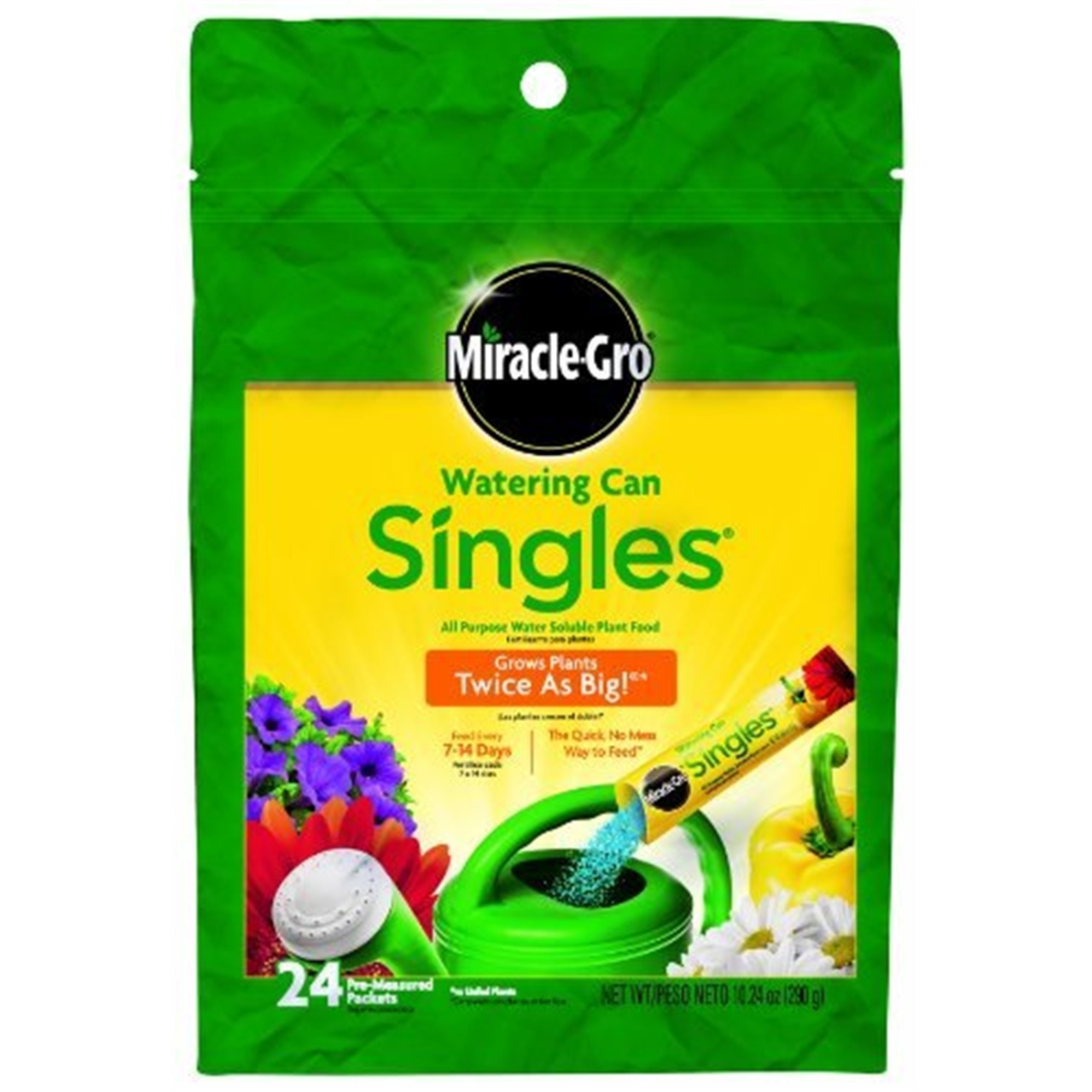 Miracle-Gro Watering Can Singles, 24 Pre-Measured Packets