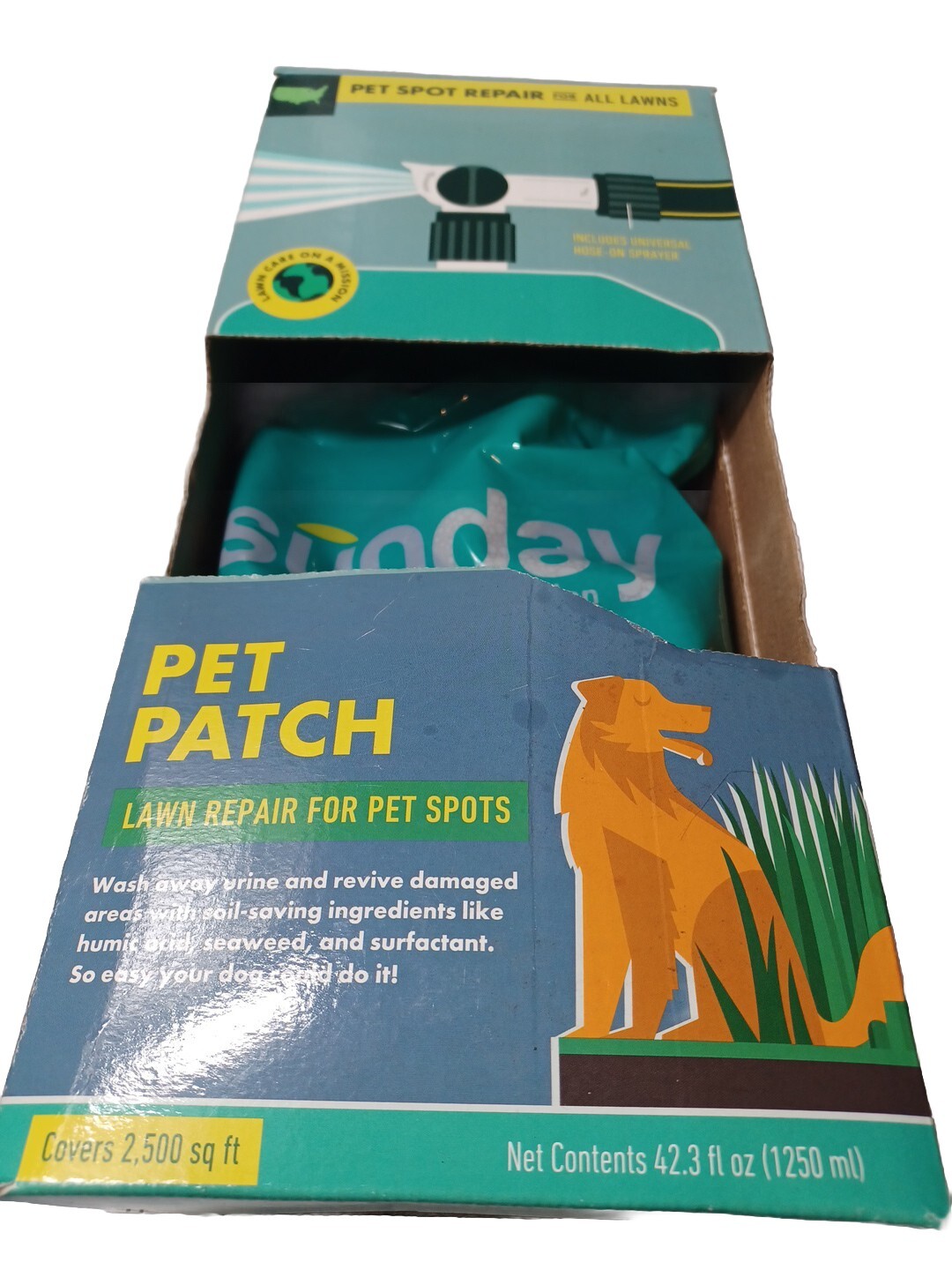 Sunday Pet Patch Lawn Repair for Pet Spots, 42.3 oz