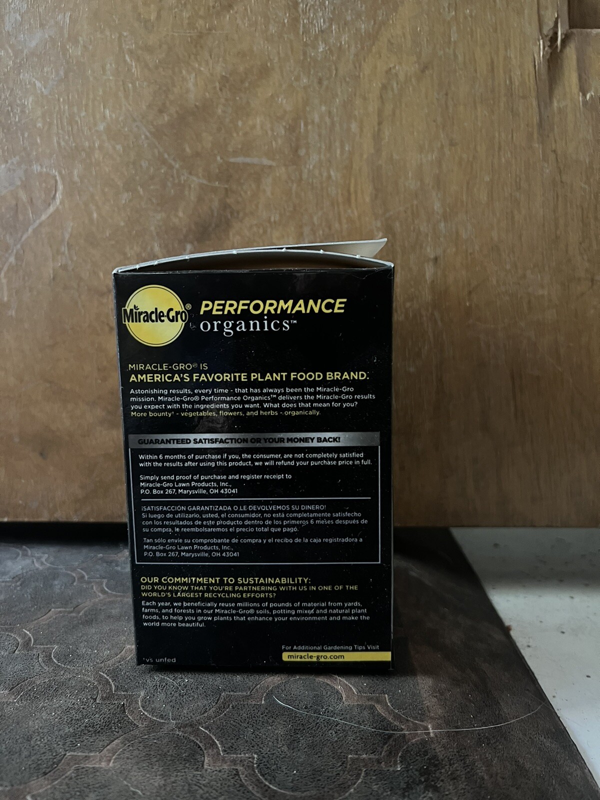 Miracle-Gro Performance Organics All Purpose Plant Nutrition Granules 1 lb.