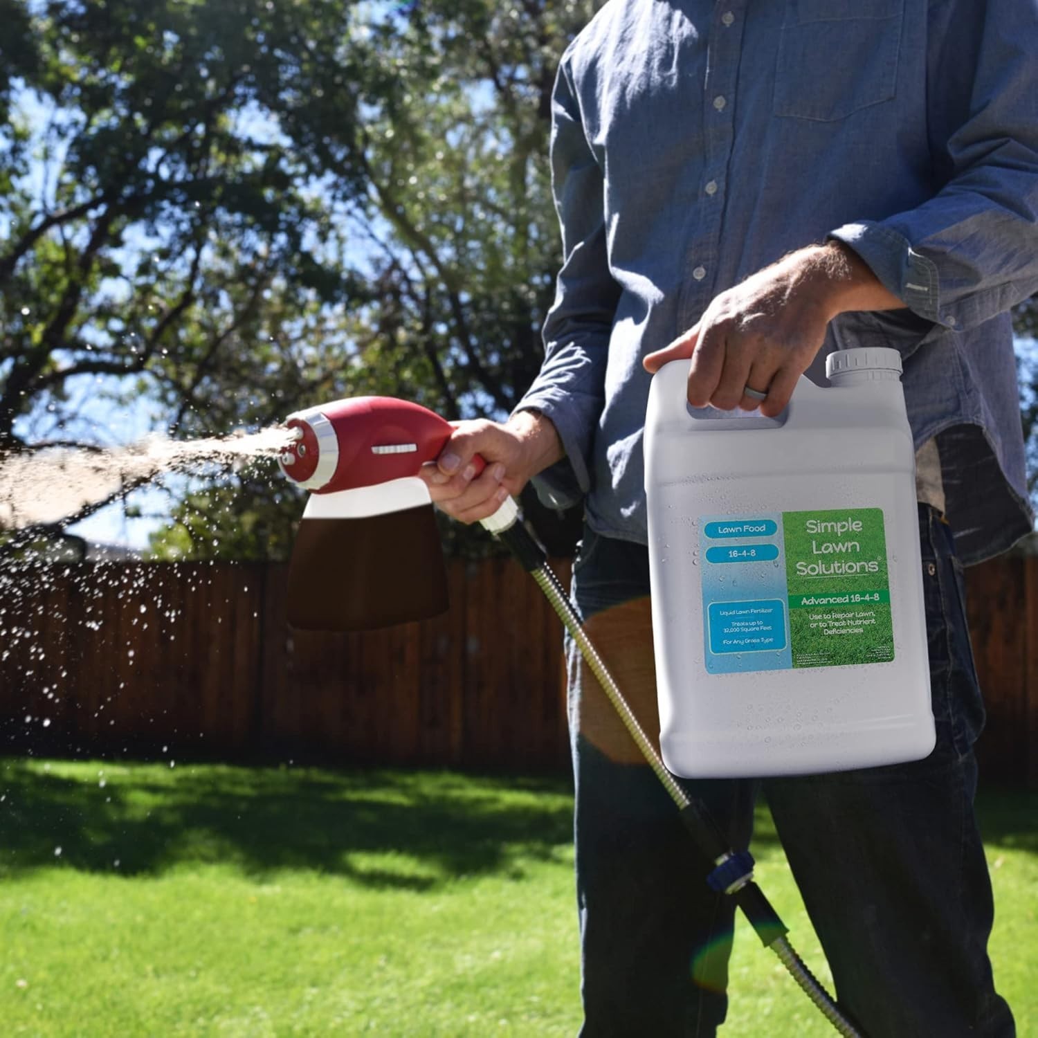 All-Purpose 16-4-8 Liquid Fertilizer – 2.5 Gallons for Healthy Grass Growth
