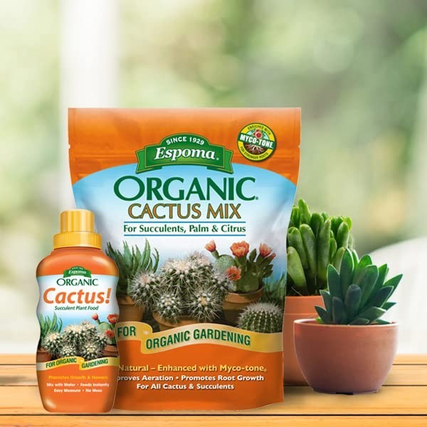 Organic Cactus Plant Food – Natural Fertilizer for Succulents, Palms & Citrus, 8