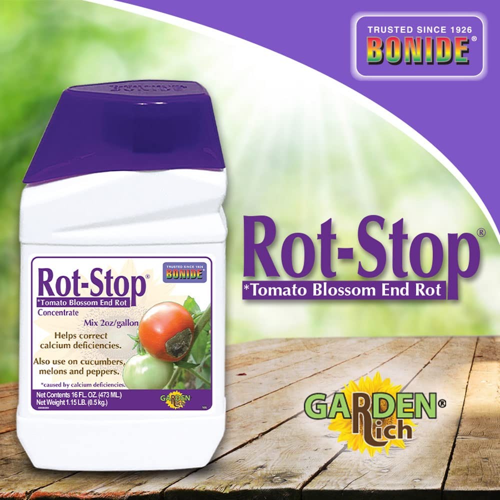 Bonide Rot-Stop Tomato Blossom End Rot, 16 oz Concentrated 16 oz, Brown/A