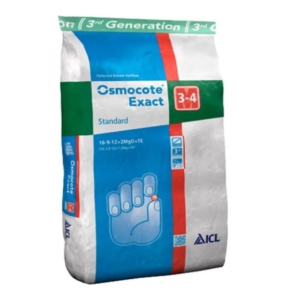 25 kg Osmocote Exact Standard 16-9-12+2MgO+TE 3-4 m