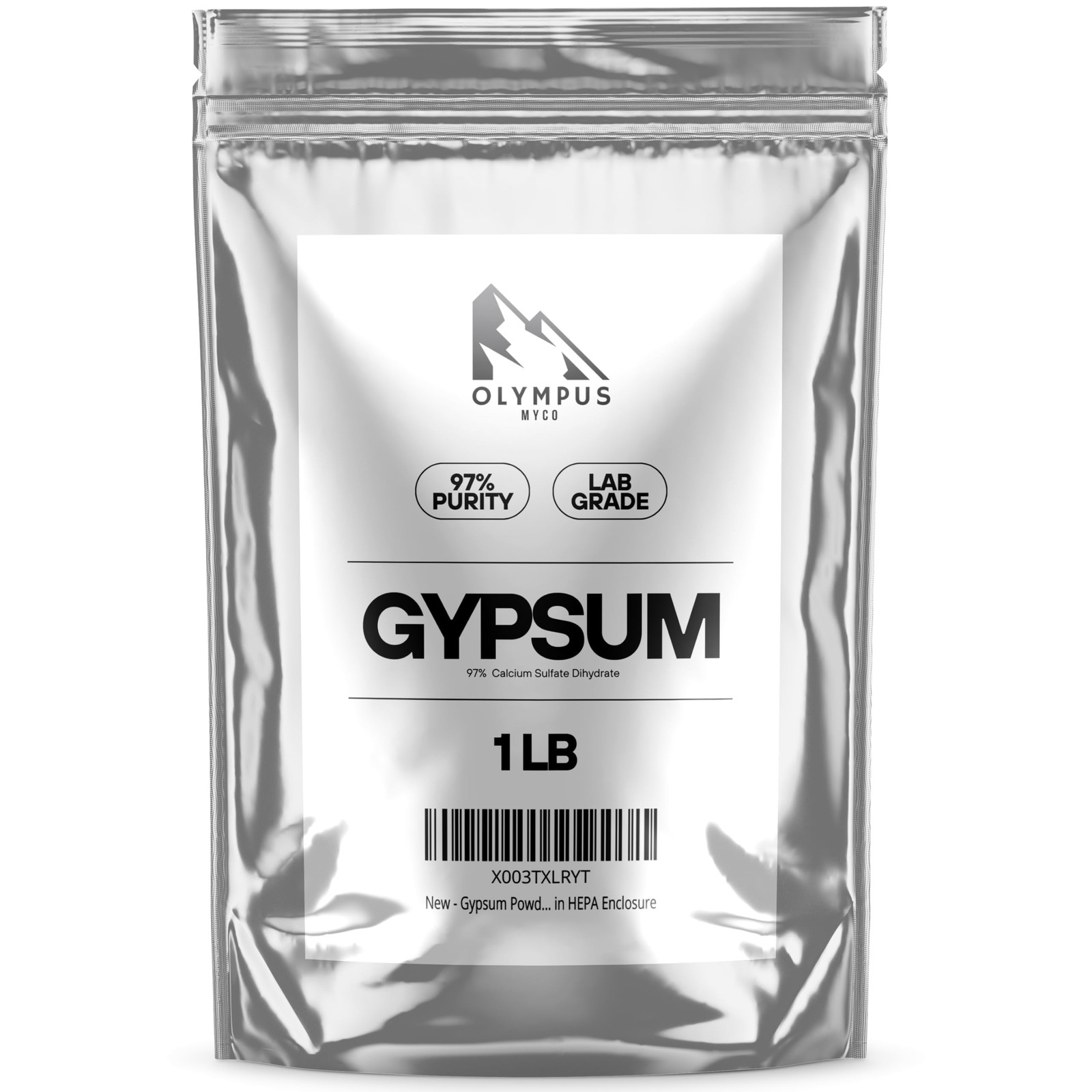Olympus Myco 97% Pure Gypsum Powder, 1 lb – High Solubility Calcium 1