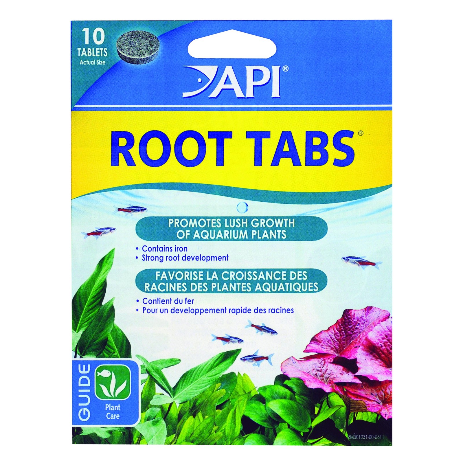 API ROOT TABS Freshwater Aquarium Plant 10 Ct (Pack of 1), Multi-colored