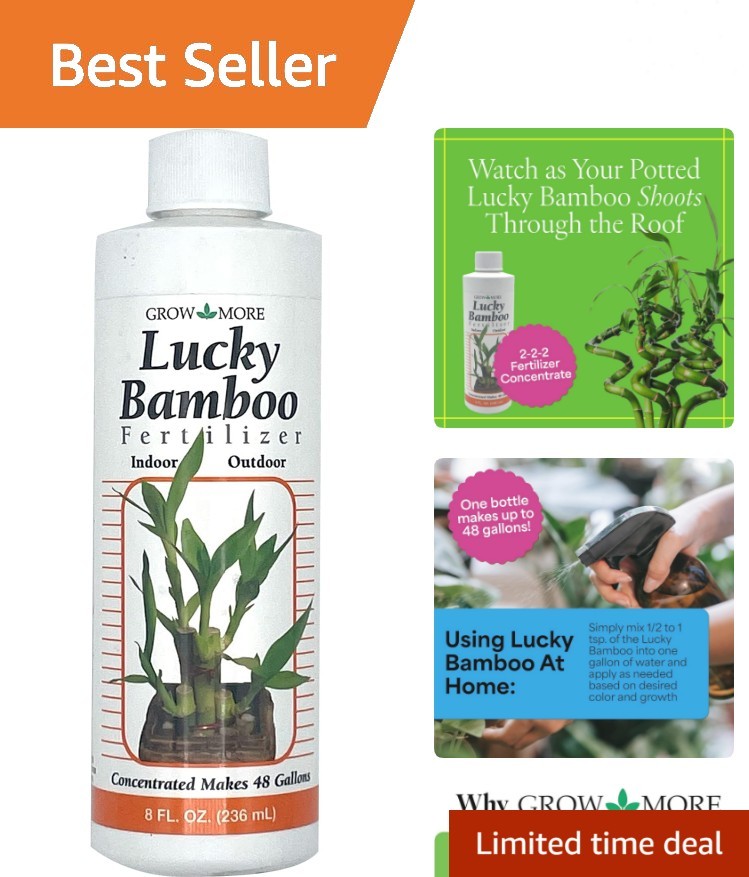 American-Made 8oz Lucky Bamboo Fertilizer – Perfect for Indoor & Outdoor Growth