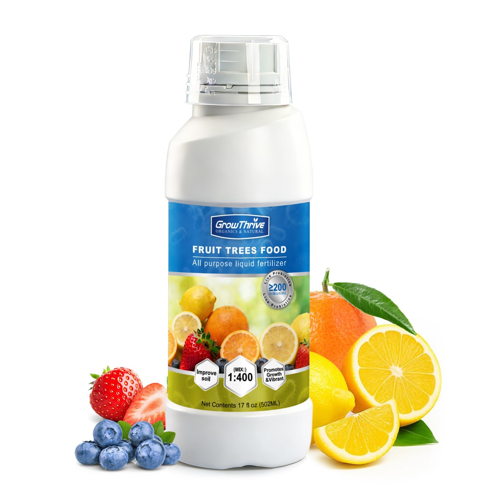 Fruit Tree Fertilizer – Liquid Plant Food for All Fruit Trees, Supports Lush …