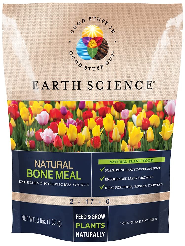 Natural Bone Meal Plant Food 3 lb Ideal for Bulbs, Gardens, and Shrubs