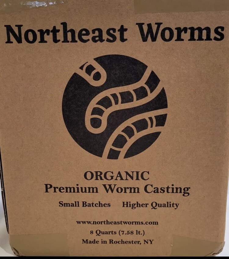 Worm casting 100% Pure And Organic. Two Gallons (8-10lbs) Bags. See Descriptions
