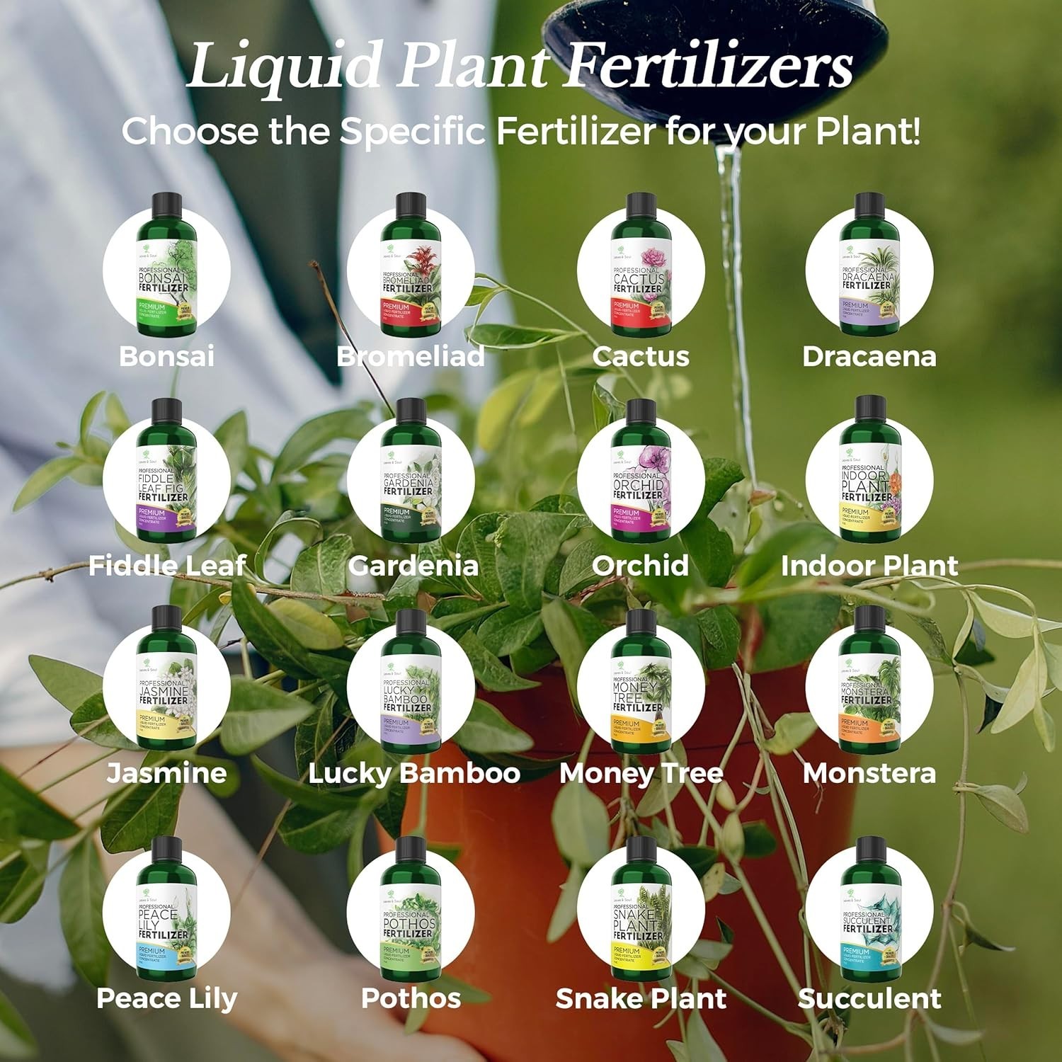 3-1-2 Liquid Fertilizer for Snake Plants – 8 oz for Flourishing Greenery