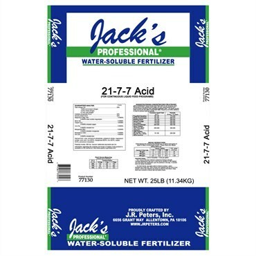 Jack’s Professional 21-7-7 Acid 25lb. Fertilizer Water Soluble Plant Food Jacks