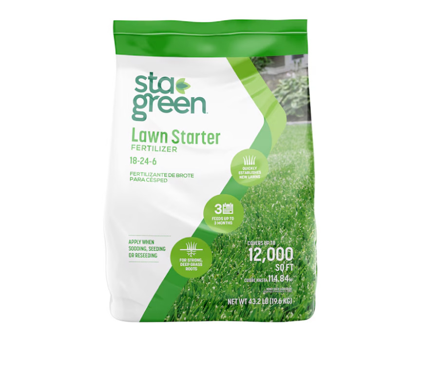 Sta-Green 43.2-lb 12000-sq ft 18-24-6 Lawn Starter Fertilizer